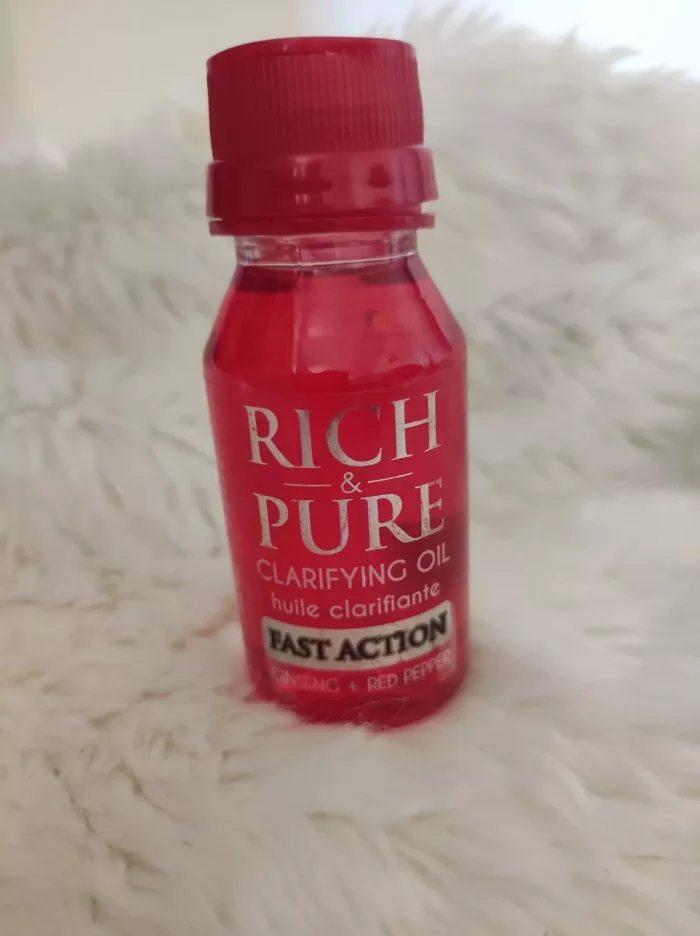 RICH & PURE Clarifying OIL Fast Action with Ginseng + Red Pepper - 60 ml - Image 2