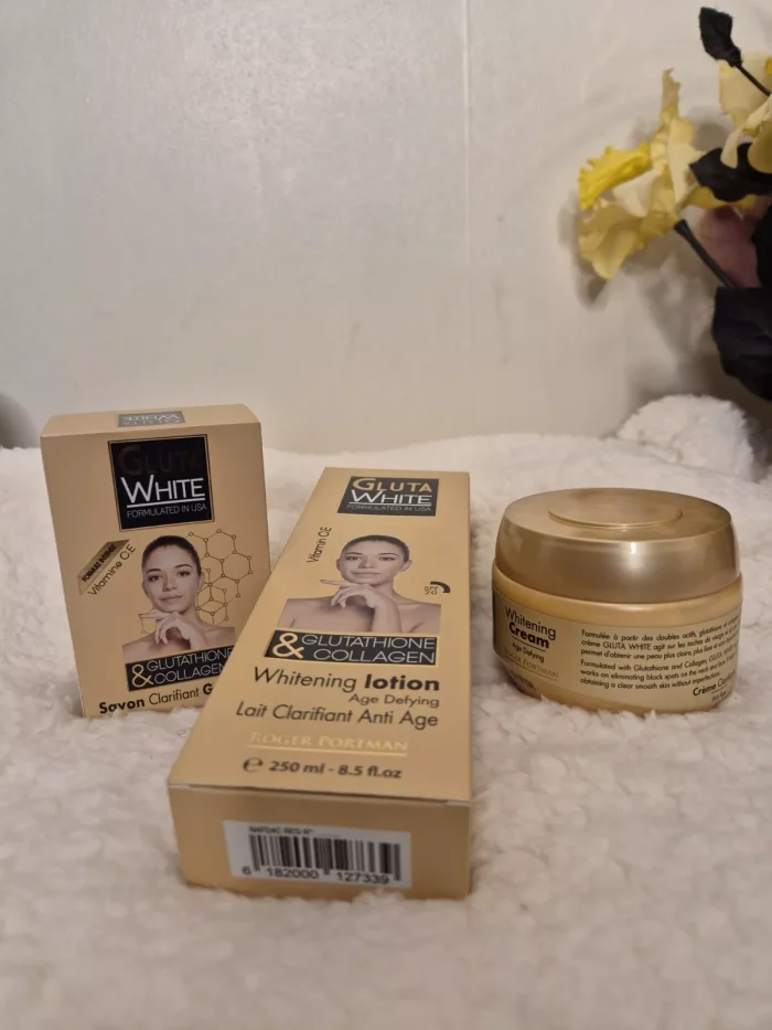 GLUTA WHITE - Cream 275ml Lotion 250 ml Soap 190gr - Image 3