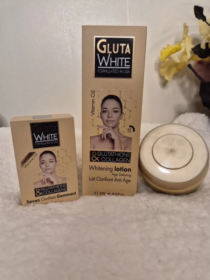 GLUTA WHITE - Cream 275ml Lotion 250 ml Soap 190gr - Image 4