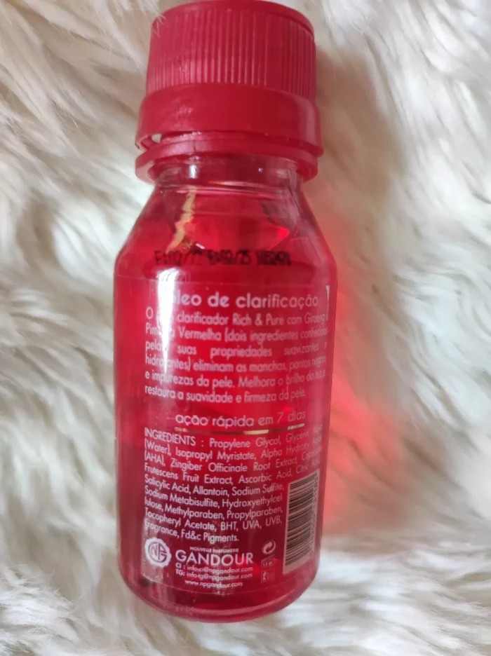 RICH & PURE Clarifying OIL Fast Action with Ginseng + Red Pepper - 60 ml - Image 5