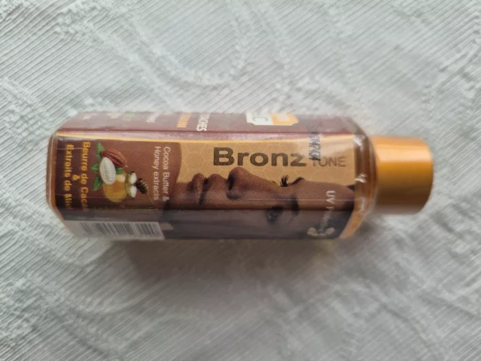 BRONZ TONE - Cocoa Butter & Honey Extract Based Serum 30ml, Content Untouched Green Label - Image 2