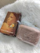 BRONZ TONE Exfoliating Soap Cocoa Butter Honey Extracts 190g