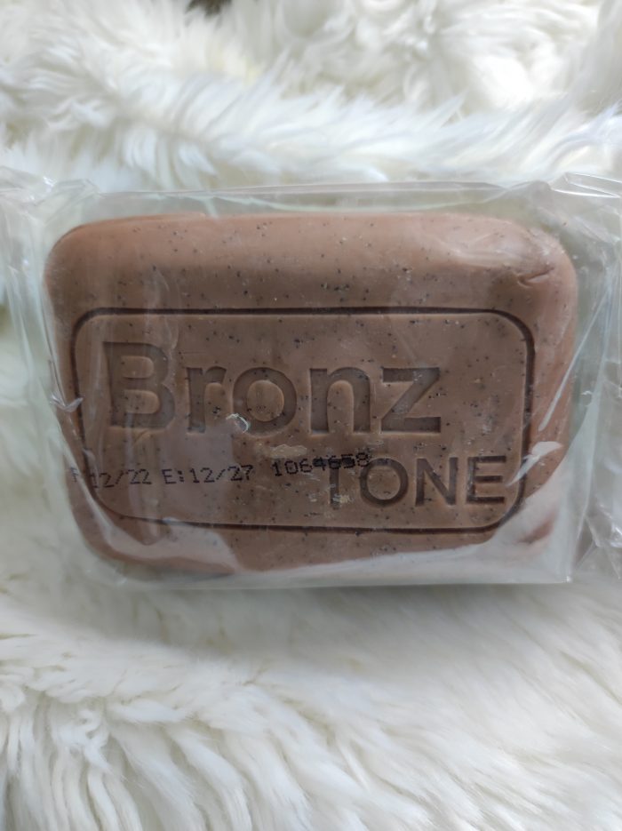 BRONZ TONE Exfoliating Soap Cocoa Butter Honey Extracts 190g - Image 3
