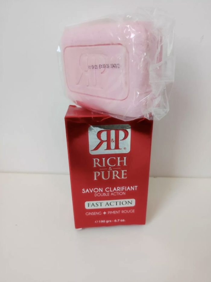 RICH & PURE Double Action Clarifying SOAP 190g - Image 2
