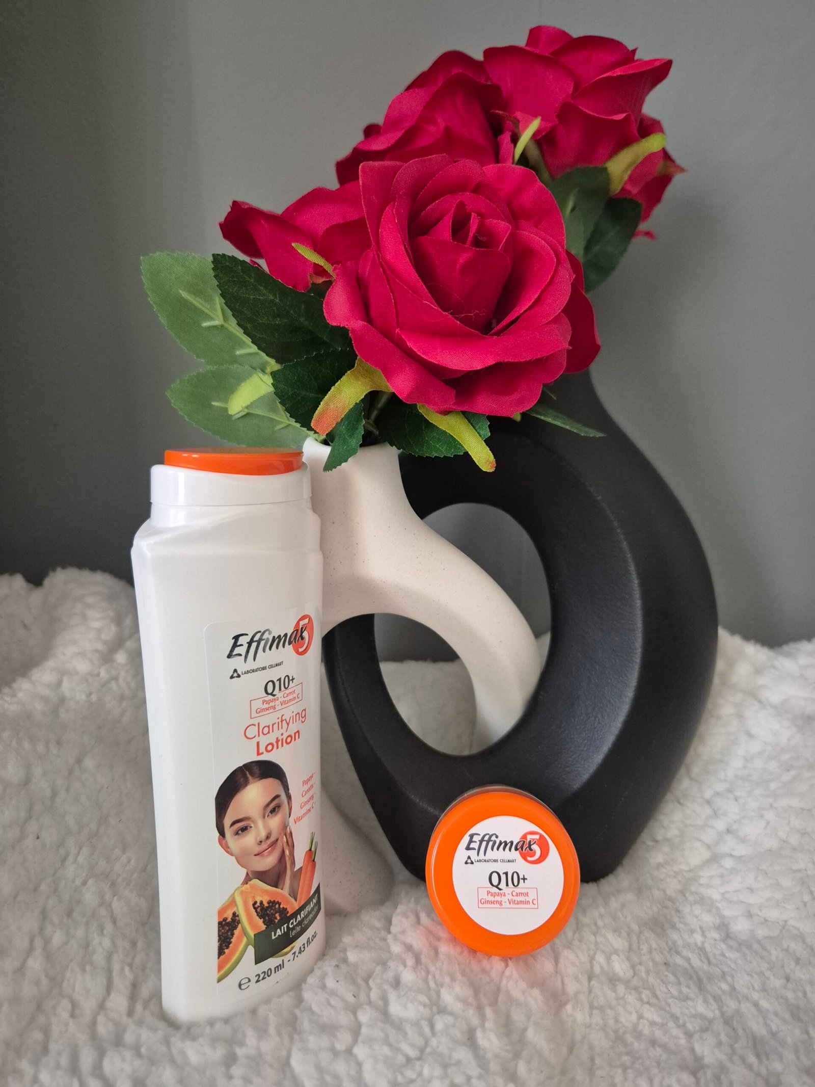EFFIMAX CLARIFYNG LOTION WITH PAPAYA CARROT GINSENG VITAMIN C & FACIAL CREAM - Image 4